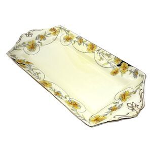 Vintage Paragon Floral Sandwich Cake Dish Serving Tray Fine China England